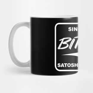 Since 2009 Bitcoin Made By Satoshi Nakamoto Mug